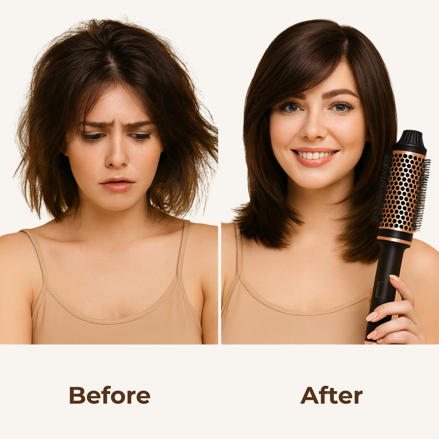FrizzBust Ionic Heat Brush 3-in-1